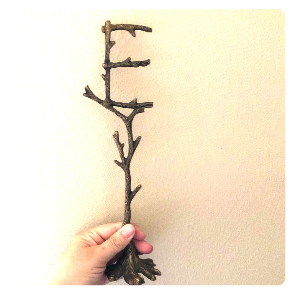 “E” Jewelry Stand from Anthropologie